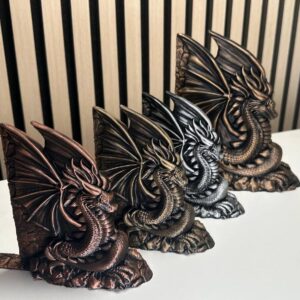 Majestic Dragon Bookends – Unique and Stylish Book Holders