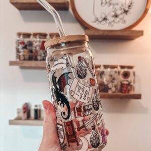 Fourth Wing Glass Can Cup