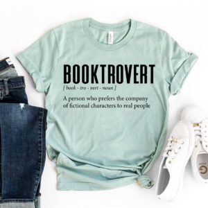 Booktrovert T-shirt - Bella Canvas