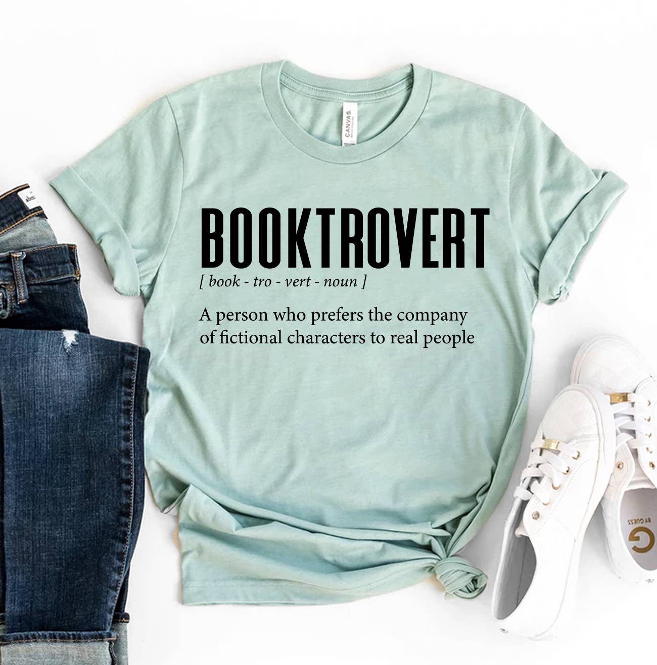 Booktrovert T-shirt - Bella Canvas