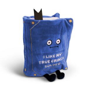 Plush Book True Crime Solved Soft Cuddly Toy Funny Cute