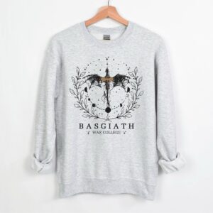 Basgiath War College Fourth Wing Ash Graphic Crew Sweat Shirt