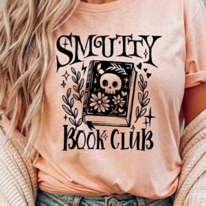 Smutty Book Club - Funny Book Reading T-Shirt