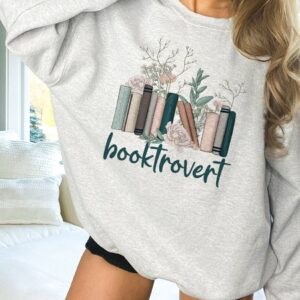 Booktrovert - Cute Reading Book Club Sweatshirt