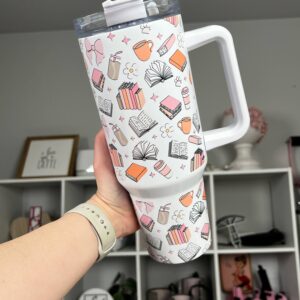 Bookish Vibes 40oz Tumbler Quencher