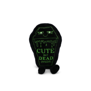“Cute But Dead Inside” Coffin Horror Halloween Plushies